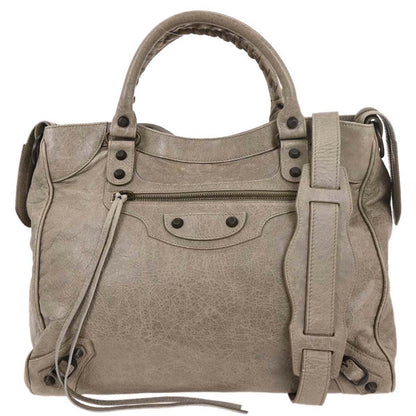 Balenciaga Gray Classic Velo 2way Shoulder Handbag