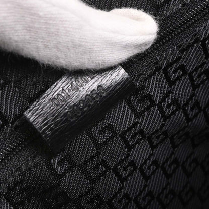 Gucci Black Kandinsky Bamboo Hobo Handbag