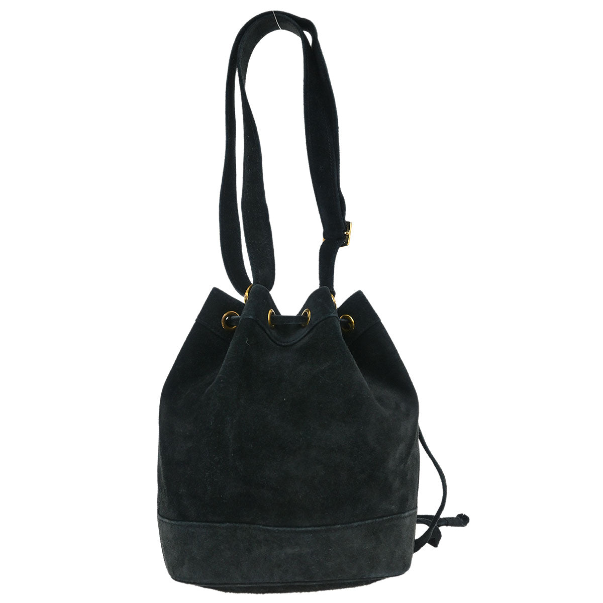 Hermes Black Doblis Market PM Bucket Shoulder Bag