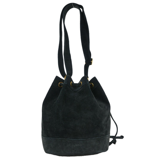 Hermes Black Doblis Market PM Bucket Shoulder Bag