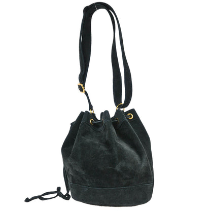 Hermes Black Doblis Market PM Bucket Shoulder Bag