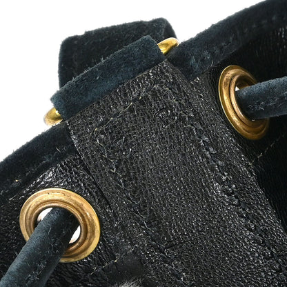 Hermes Black Doblis Market PM Bucket Shoulder Bag