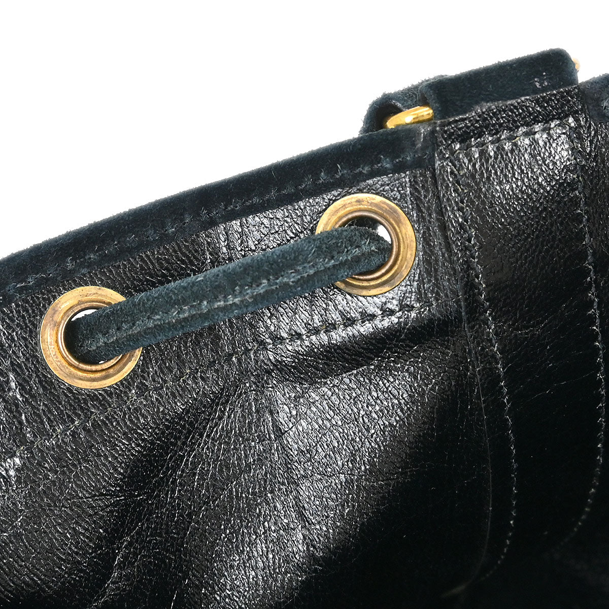 Hermes Black Doblis Market PM Bucket Shoulder Bag