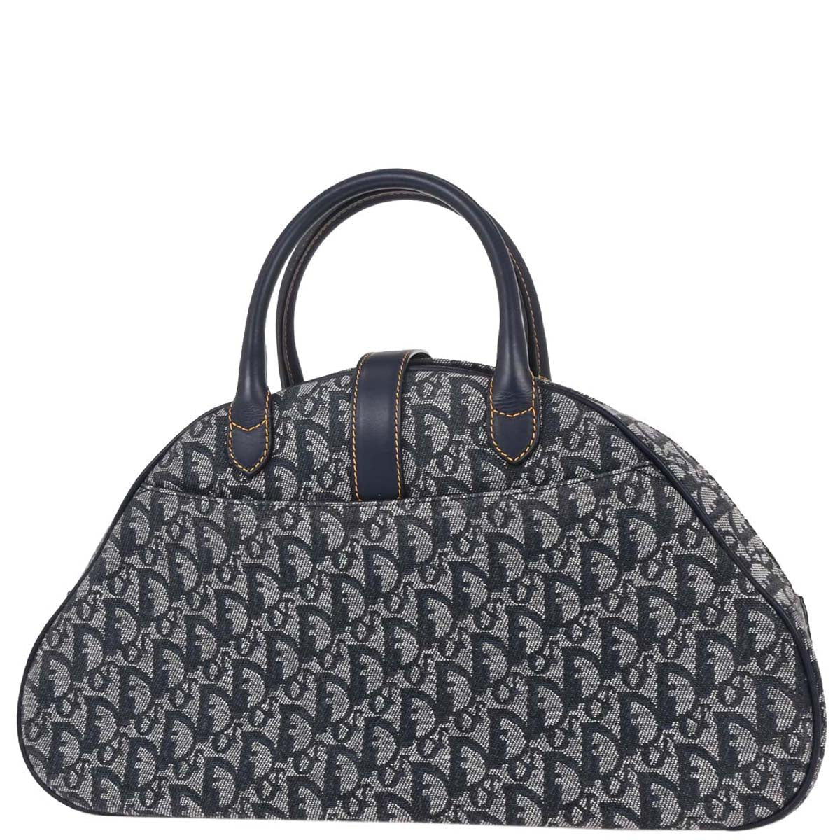 Christian Dior Navy Double Saddle Trotter Handbag