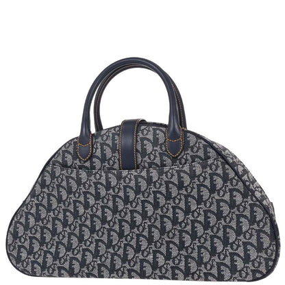 Christian Dior Navy Double Saddle Trotter Handbag