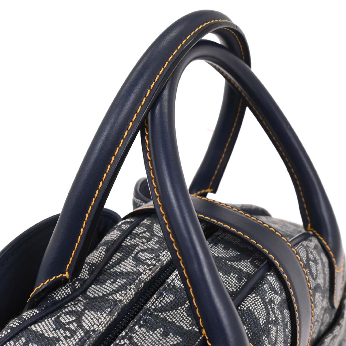 Christian Dior Navy Double Saddle Trotter Handbag