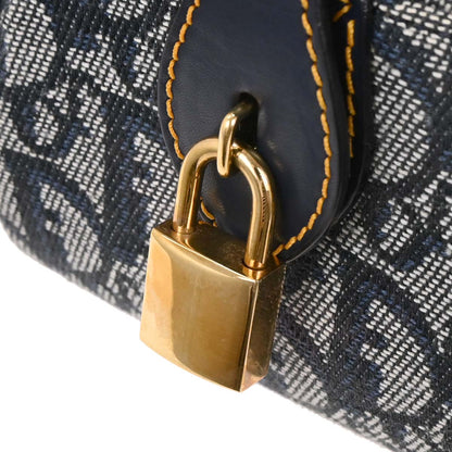 Christian Dior Navy Double Saddle Trotter Handbag