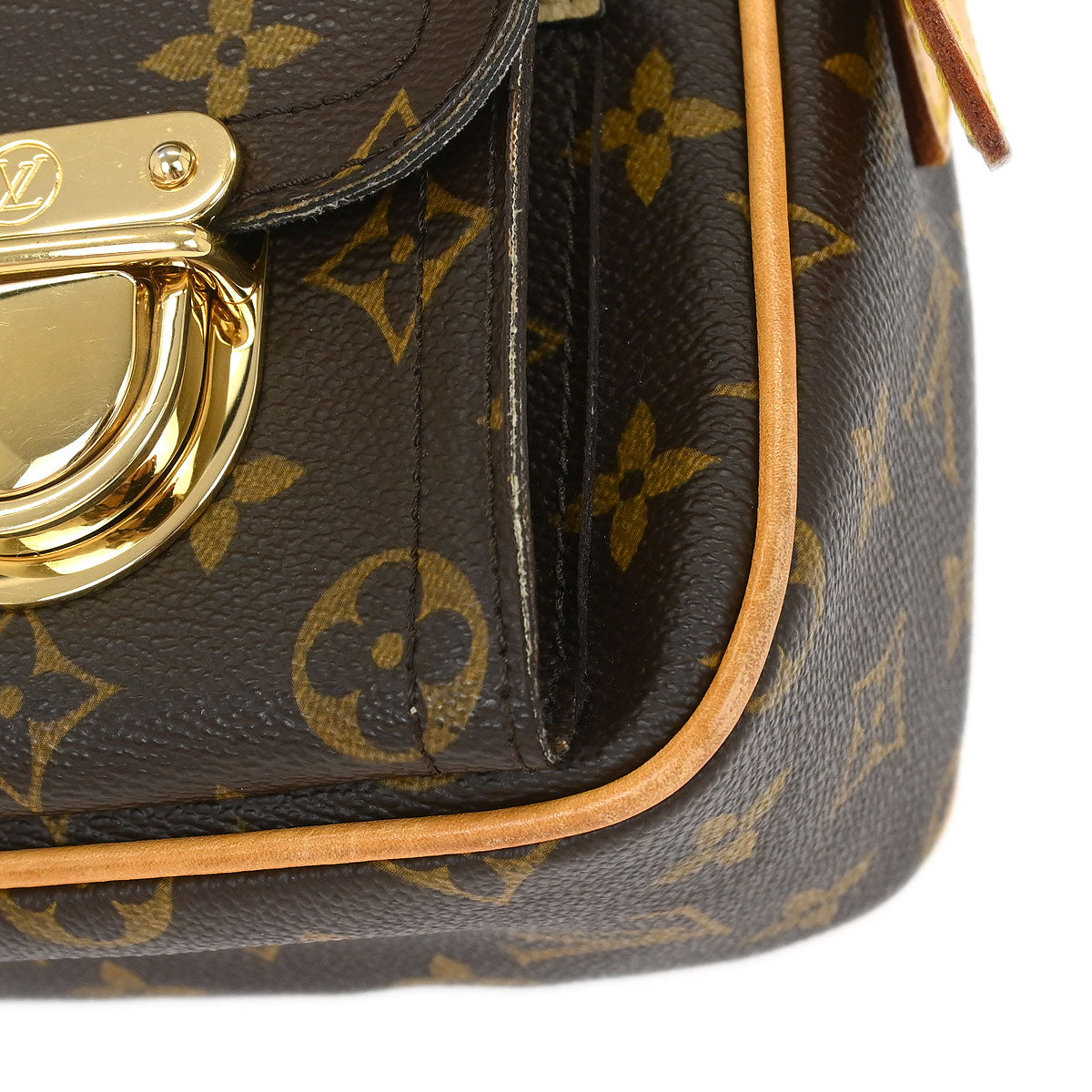 Louis Vuitton Monogram Hudson PM Shoulder Bag M40027