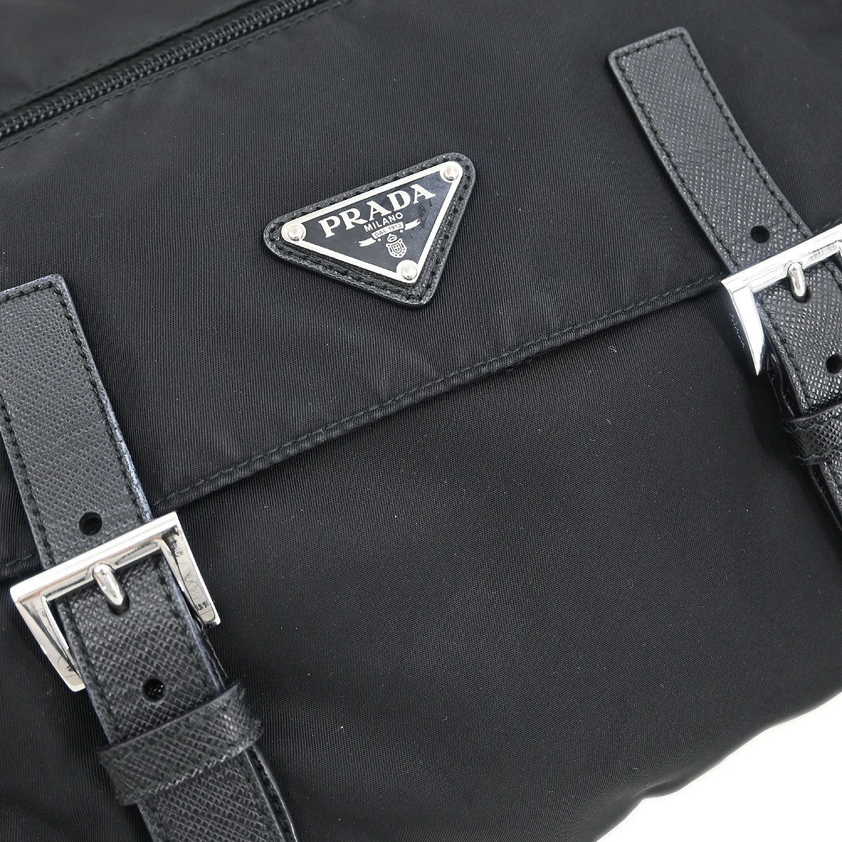 Prada * Black Nylon Shoulder Bag