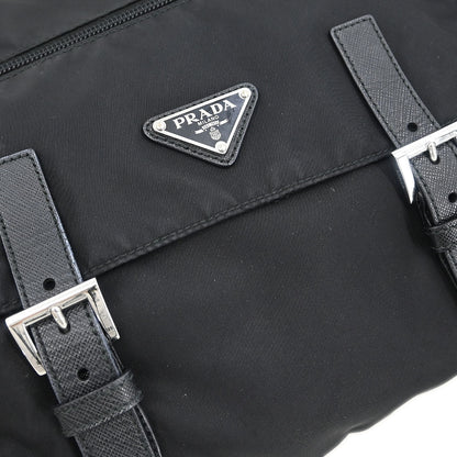 Prada * Black Nylon Shoulder Bag