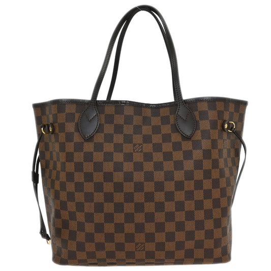 Louis Vuitton Damier Neverfull MM Shoulder Tote Bag N51105