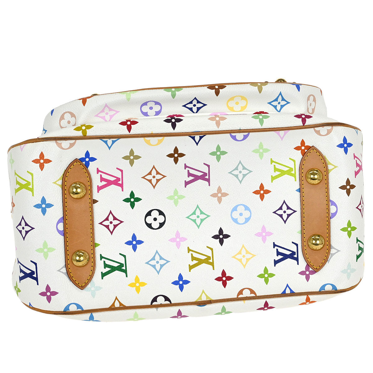 Louis Vuitton White Multicolor Rita 2way Shoulder Handbag M40125