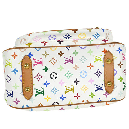 Louis Vuitton White Multicolor Rita 2way Shoulder Handbag M40125