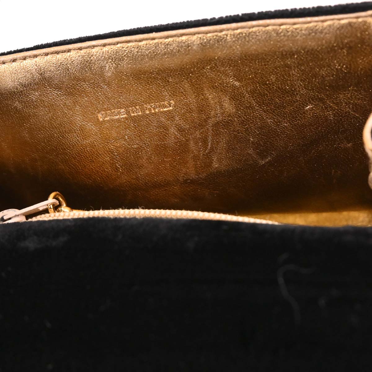 Chanel Black Velvet Shoulder Bag