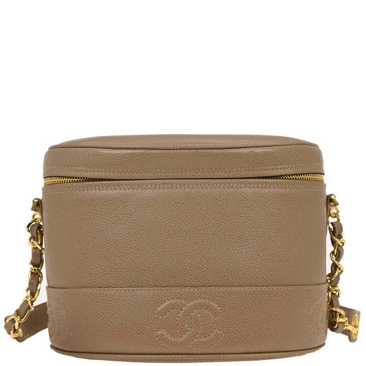 Chanel Brown Caviar Shoulder Bag