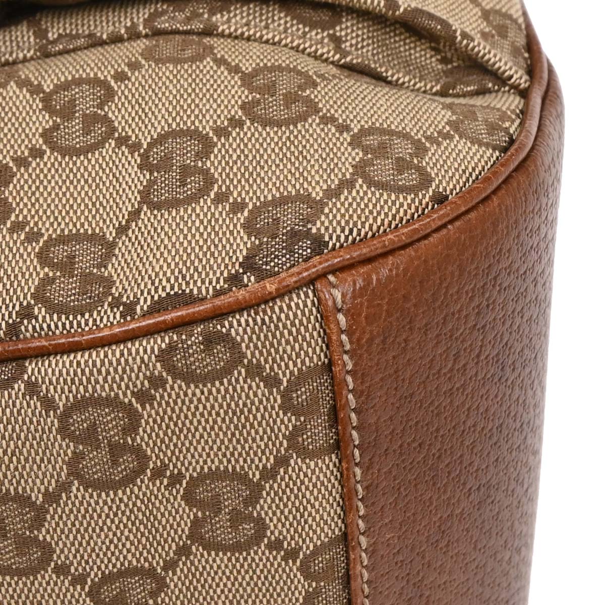 Gucci Beige Bamboo GG Handbag