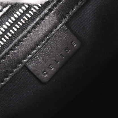 Celine Black Suede C Macadam Shoulder Bag