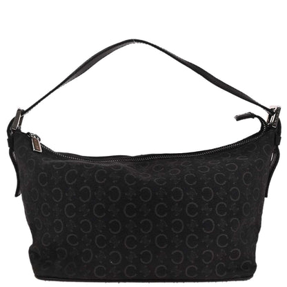Celine Black Canvas C Macadam Handbag