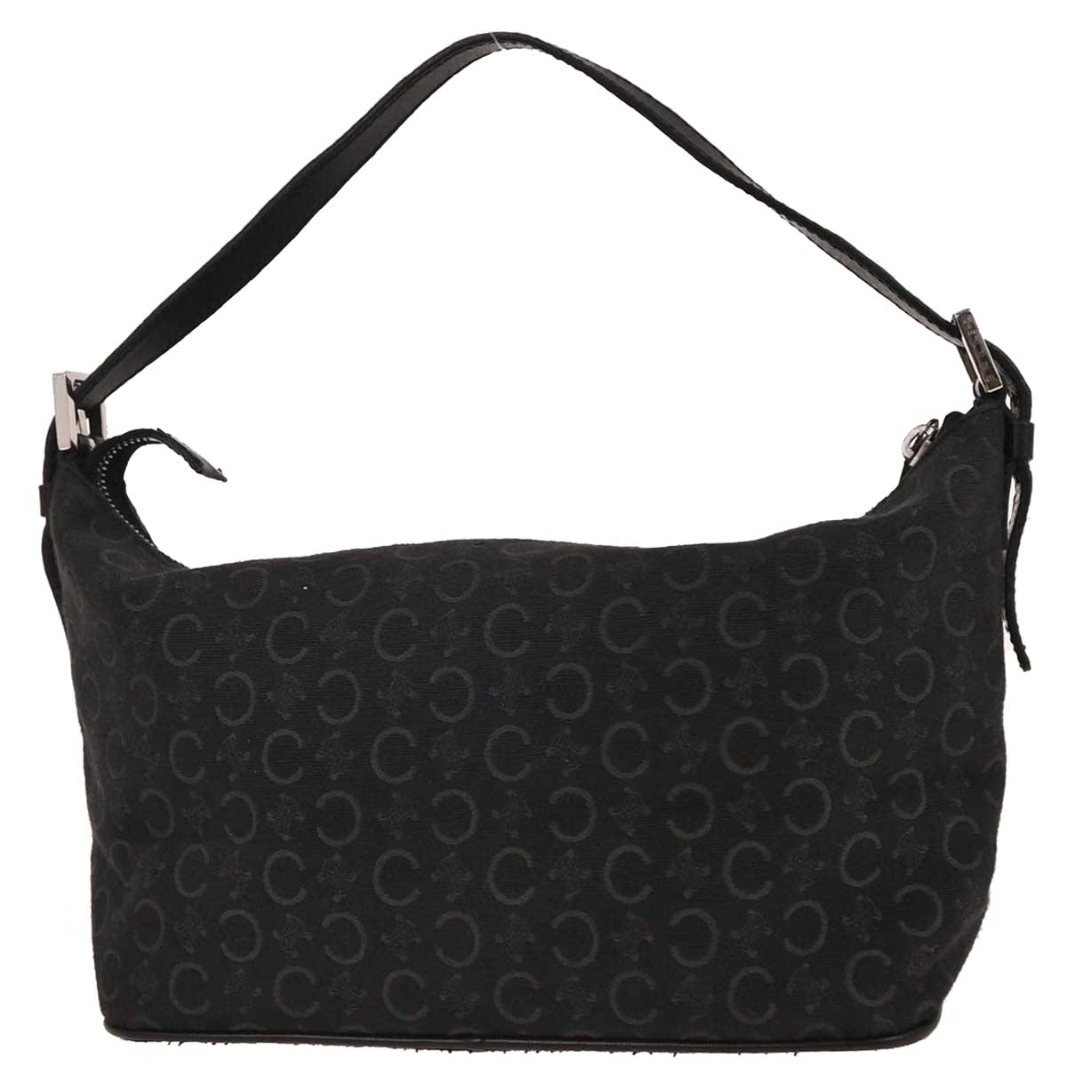 Celine Black Canvas C Macadam Handbag