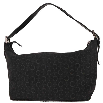 Celine Black Canvas C Macadam Handbag