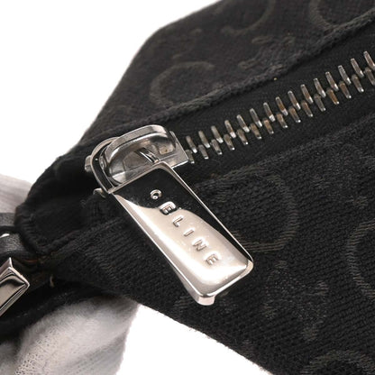 Celine Black Canvas C Macadam Handbag