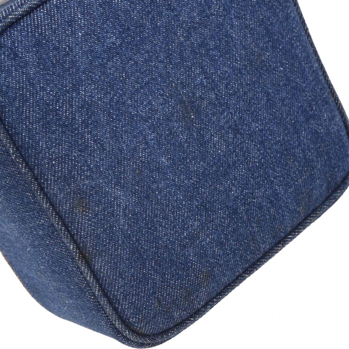 Chanel Blue Denim Vanity Handbag