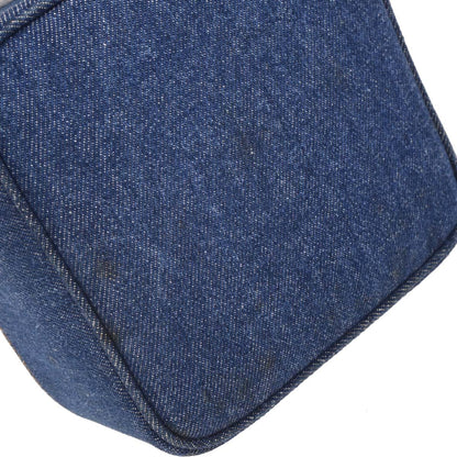 Chanel Blue Denim Vanity Handbag