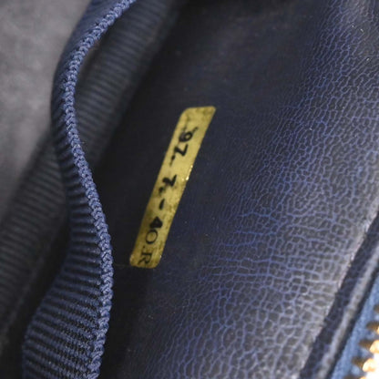 Chanel Blue Denim Vanity Handbag