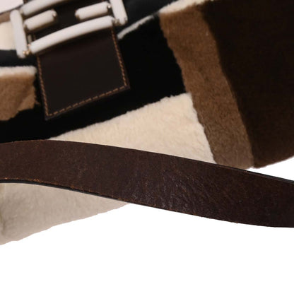 Fendi * Brown Mink Fur Baguette Handbag