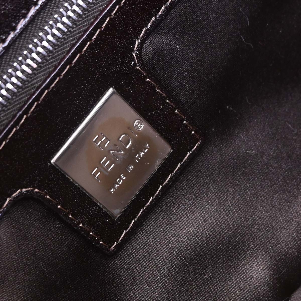 Fendi * Brown Mink Fur Baguette Handbag