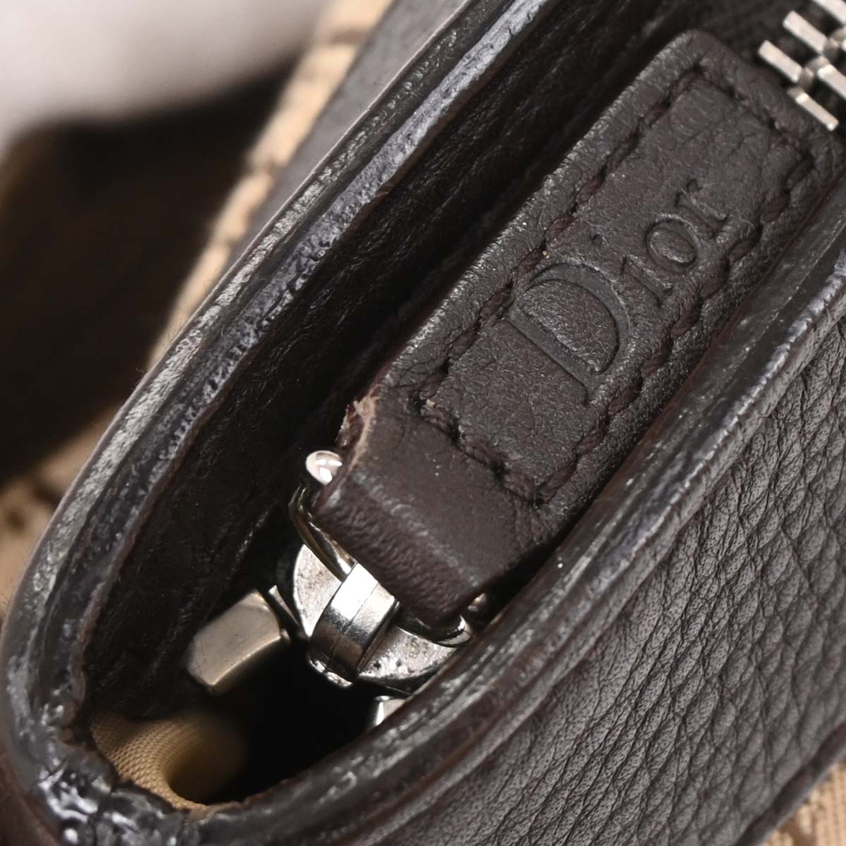 Christian Dior Brown Trotter Handbag