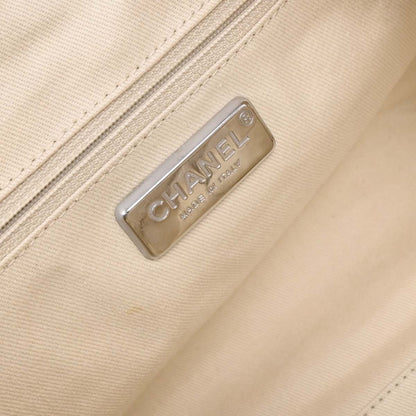 Chanel Navy Denim Luxury Line Bowling Bag Handbag