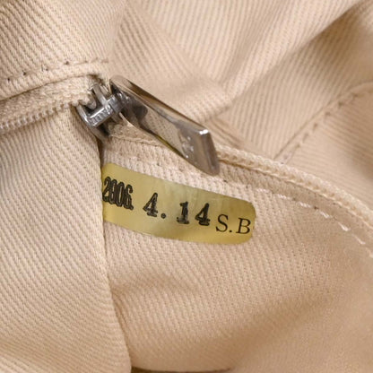 Chanel Navy Denim Luxury Line Bowling Bag Handbag