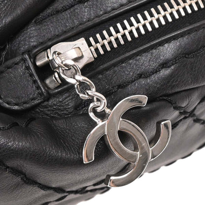 Chanel Black Calfskin Wild Stitch Handbag