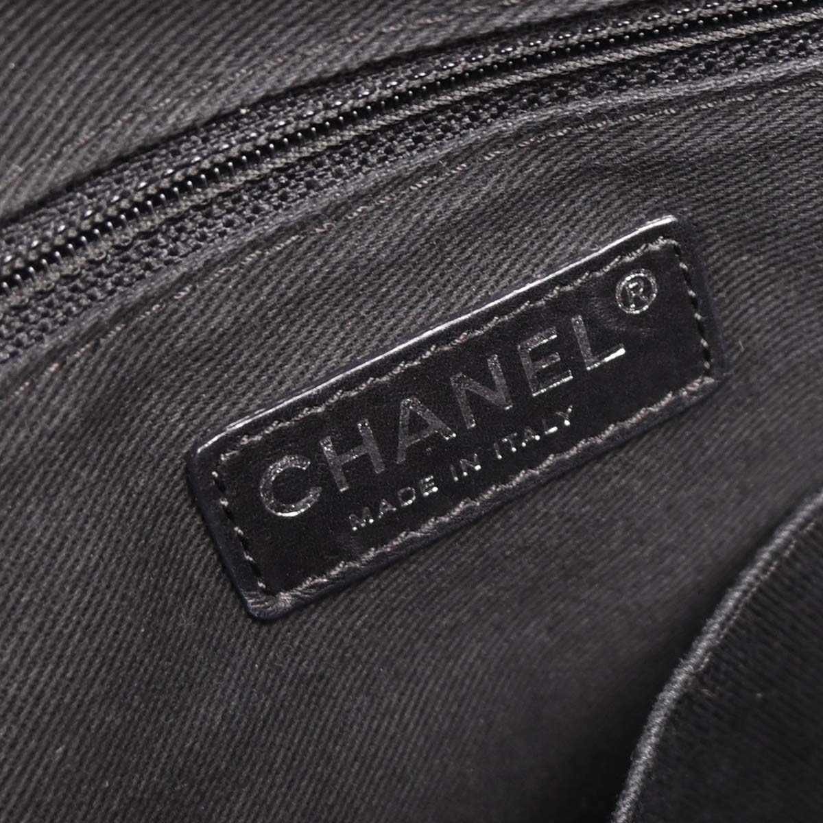 Chanel Black Calfskin Wild Stitch Handbag