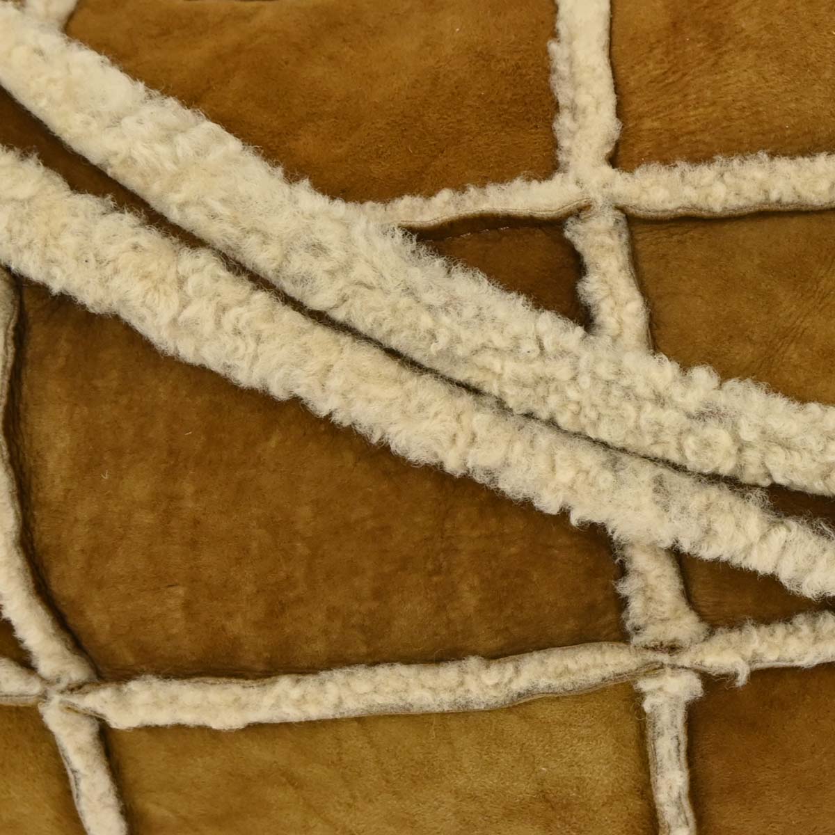 Chanel 2000-2001 Brown Sheepskin Shoulder Bag