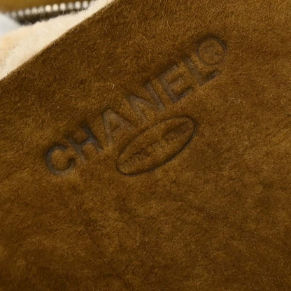 Chanel 2000-2001 Brown Sheepskin Shoulder Bag