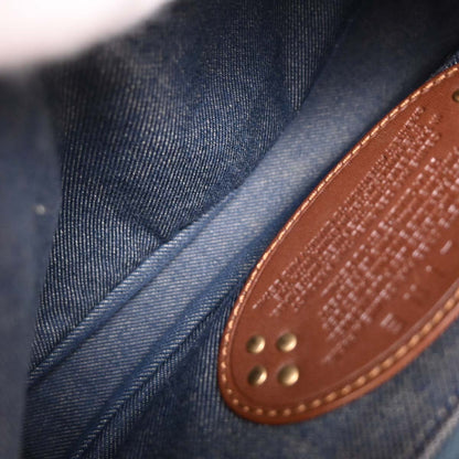 Celine Blue Denim Macadam Handbag