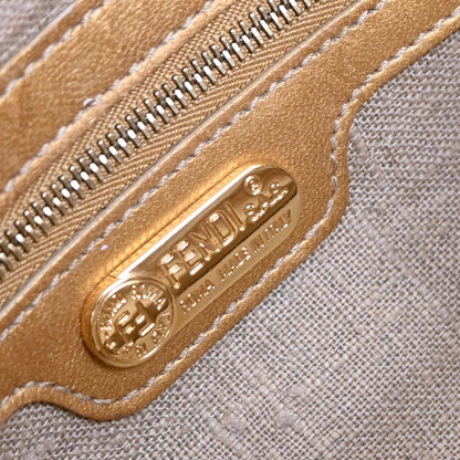 Fendi Purple Gold Beaded Baguette Handbag