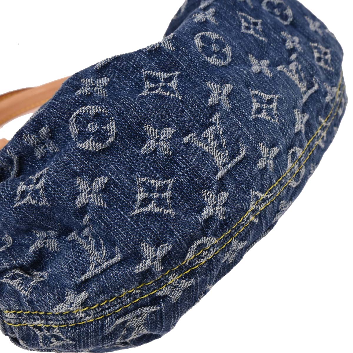Louis Vuitton Blue Monogram Denim Pleaty Handbag M95020