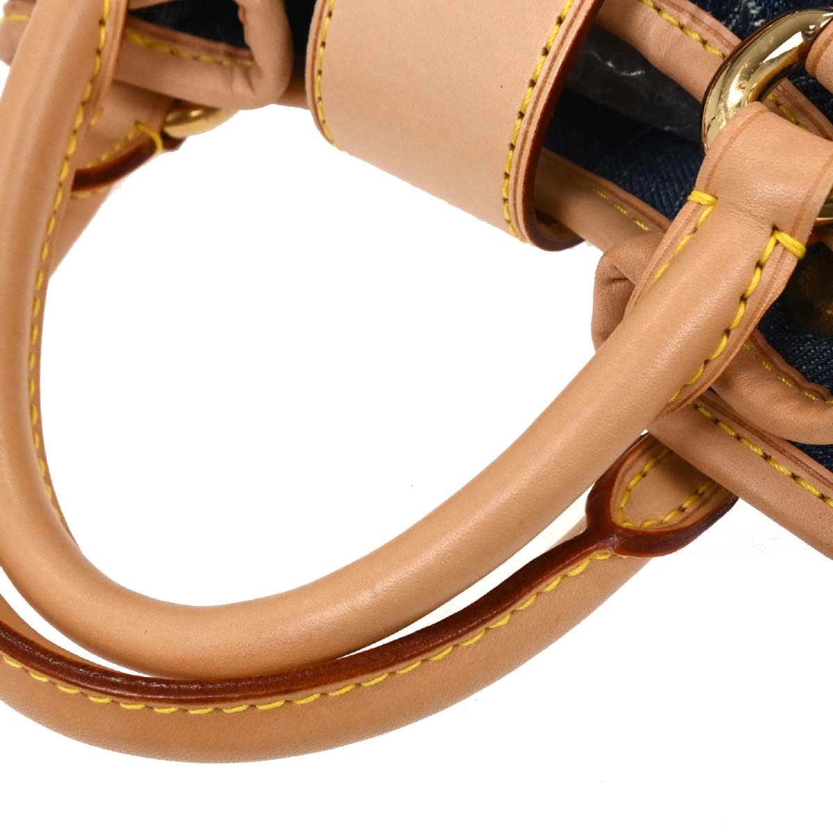 Louis Vuitton Blue Monogram Denim Pleaty Handbag M95020