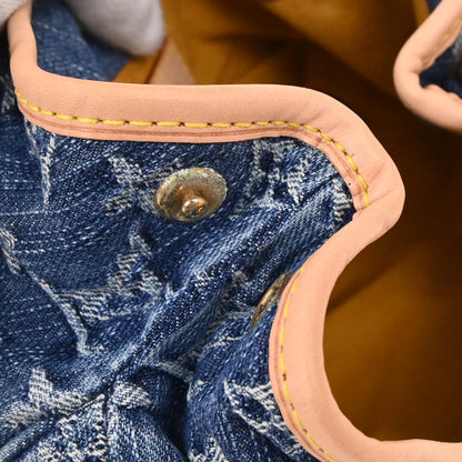 Louis Vuitton Blue Monogram Denim Pleaty Handbag M95020