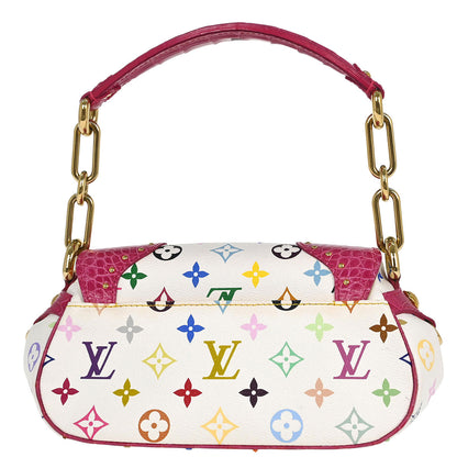 Louis Vuitton * White Pink Multicolor Marilyn M40450