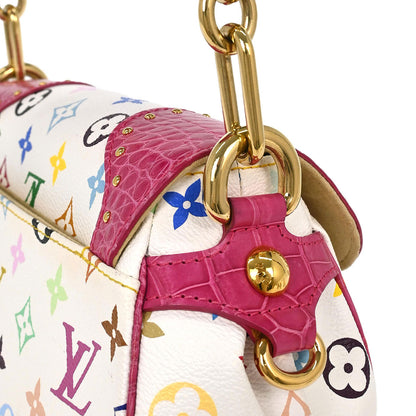 Louis Vuitton * White Pink Multicolor Marilyn M40450