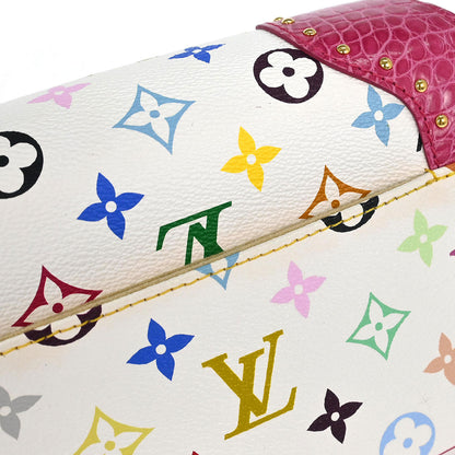 Louis Vuitton * White Pink Multicolor Marilyn M40450