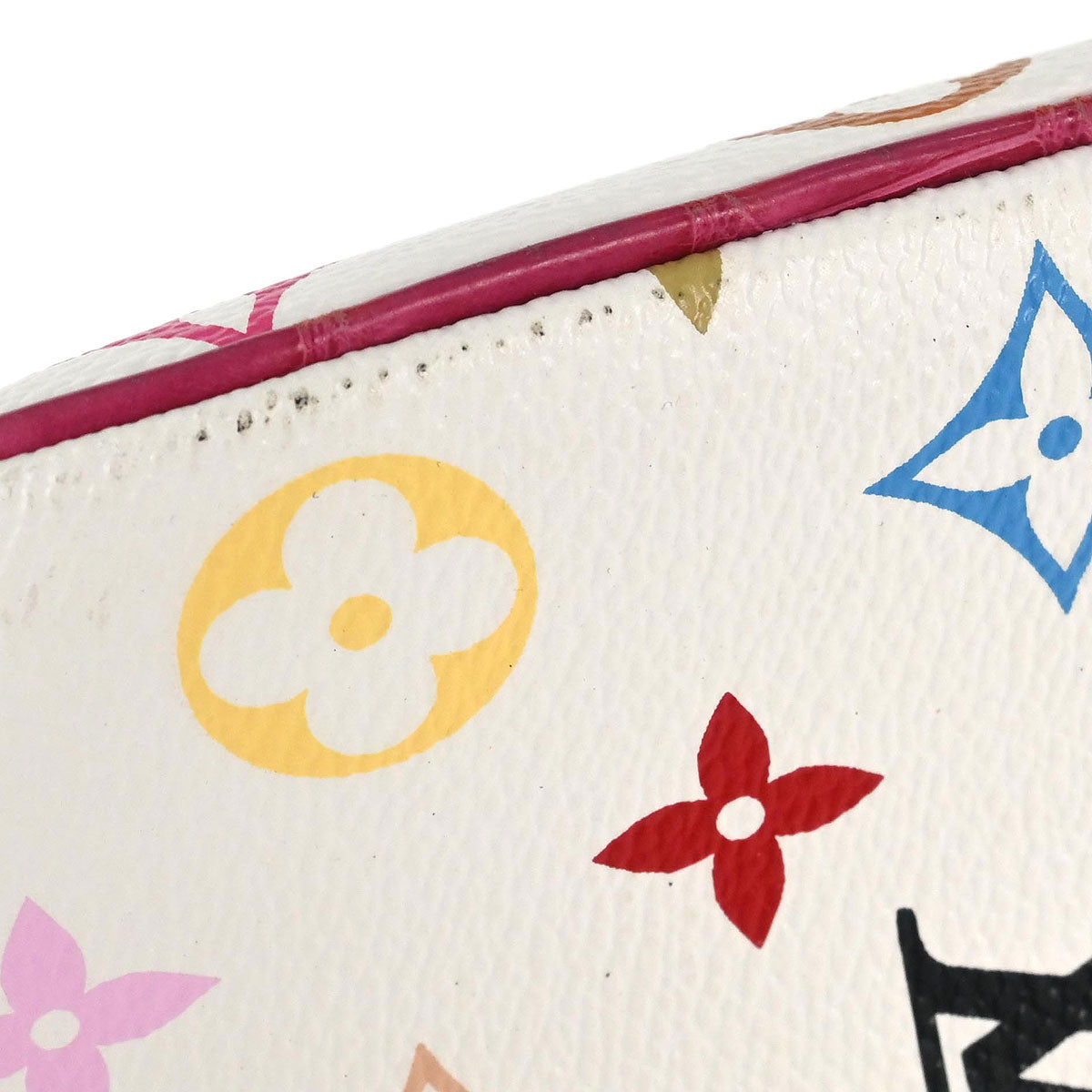 Louis Vuitton * White Pink Multicolor Marilyn M40450