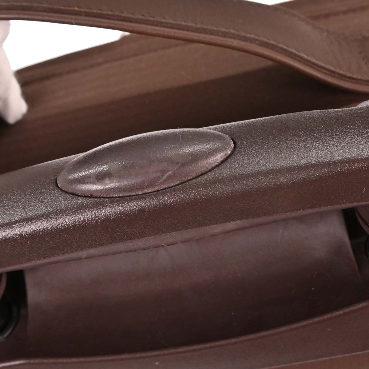 Hermes Havane Toile Chevrons Acapulco Cabine Carry-On Rolling Luggage