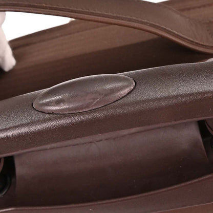 Hermes Havane Toile Chevrons Acapulco Cabine Carry-On Rolling Luggage