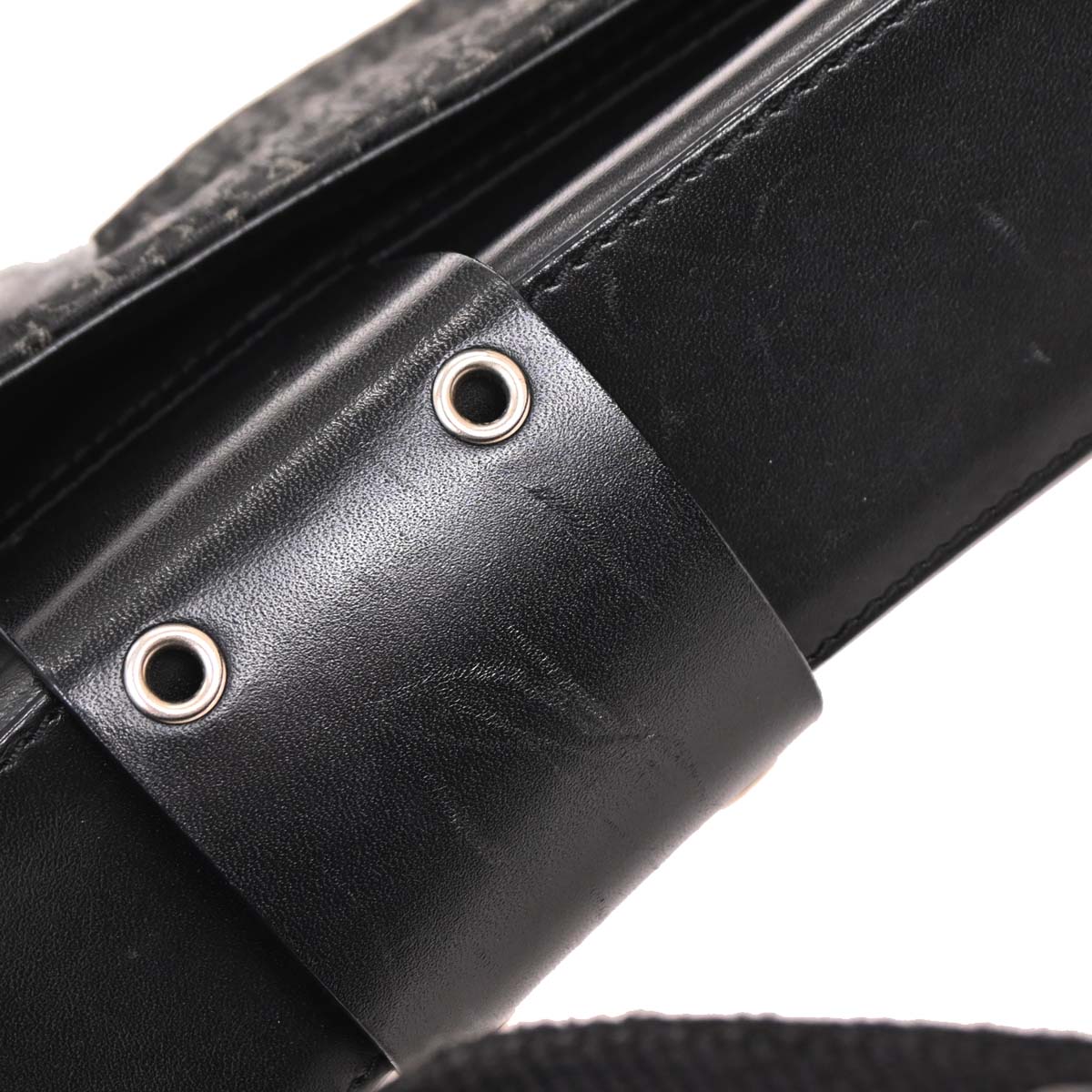 Christian Dior Black Trotter Street Chic Columbus Shoulder Bag