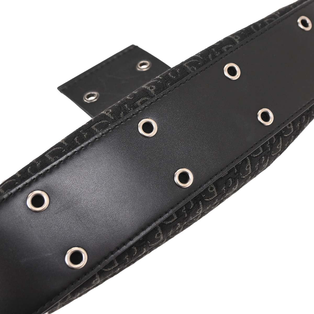 Christian Dior Black Trotter Street Chic Columbus Shoulder Bag